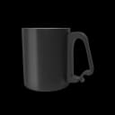 Black Aluminium Cup view 1
