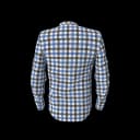 Blue & Black Check Shirt view 3