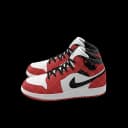 Nike Air Jordan 1 Red And Black view 2